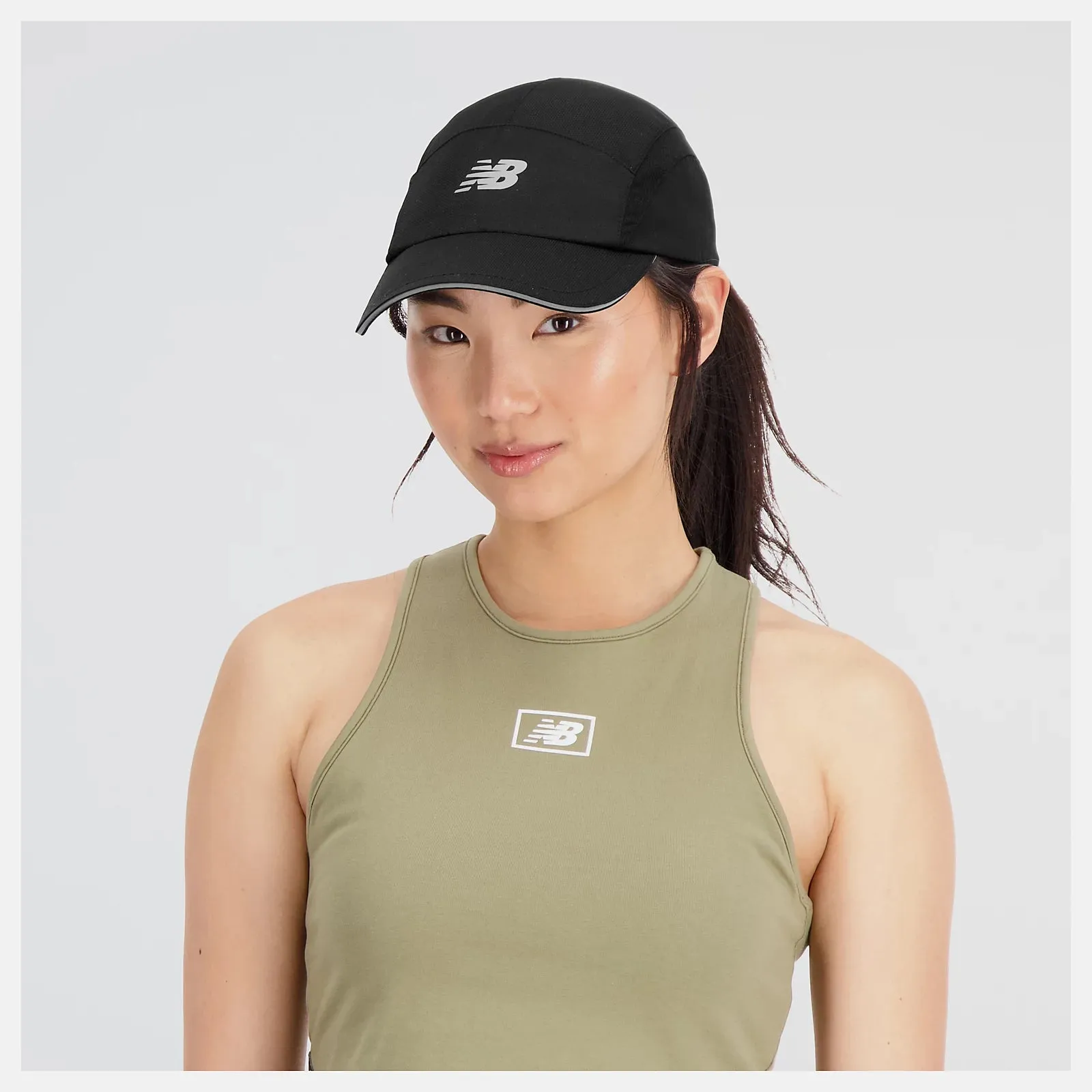 5-Panel Performance Hat (BK - Black)