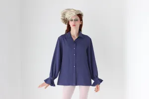 80s Shakespearean Ruffle Frill Wrist Shirt