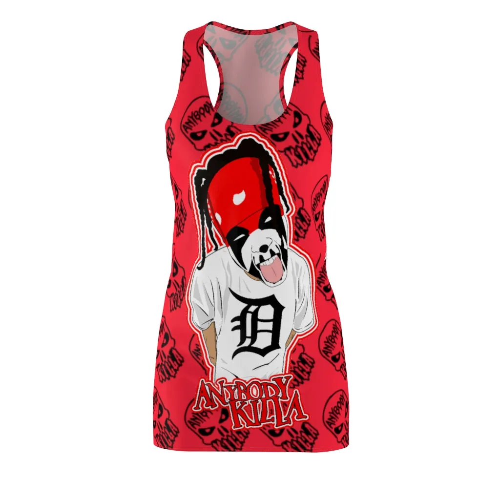ABK Cartoon Women's Cut & Sew Racerback Dress