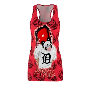 ABK Cartoon Women's Cut & Sew Racerback Dress