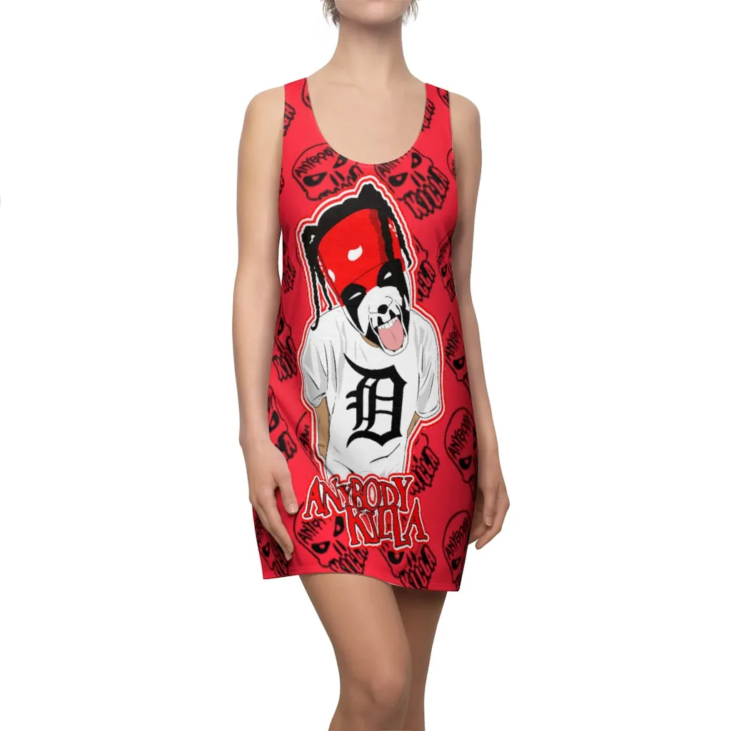ABK Cartoon Women's Cut & Sew Racerback Dress