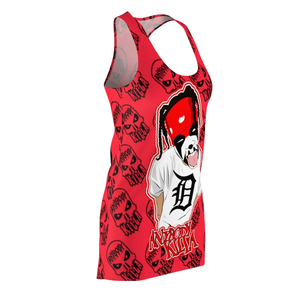 ABK Cartoon Women's Cut & Sew Racerback Dress