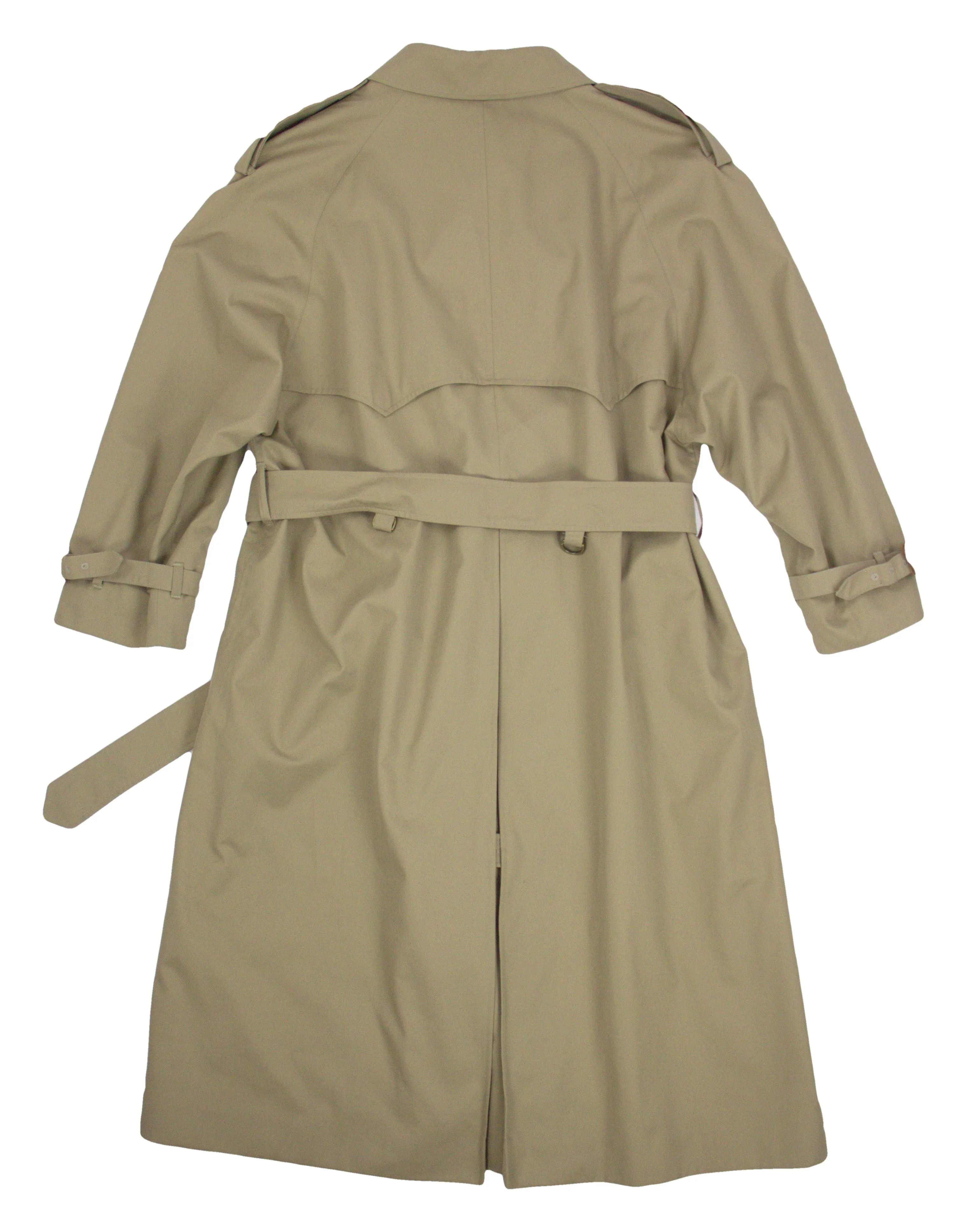 Aquascutum Tan Brown Trench Coat Size US 44 R