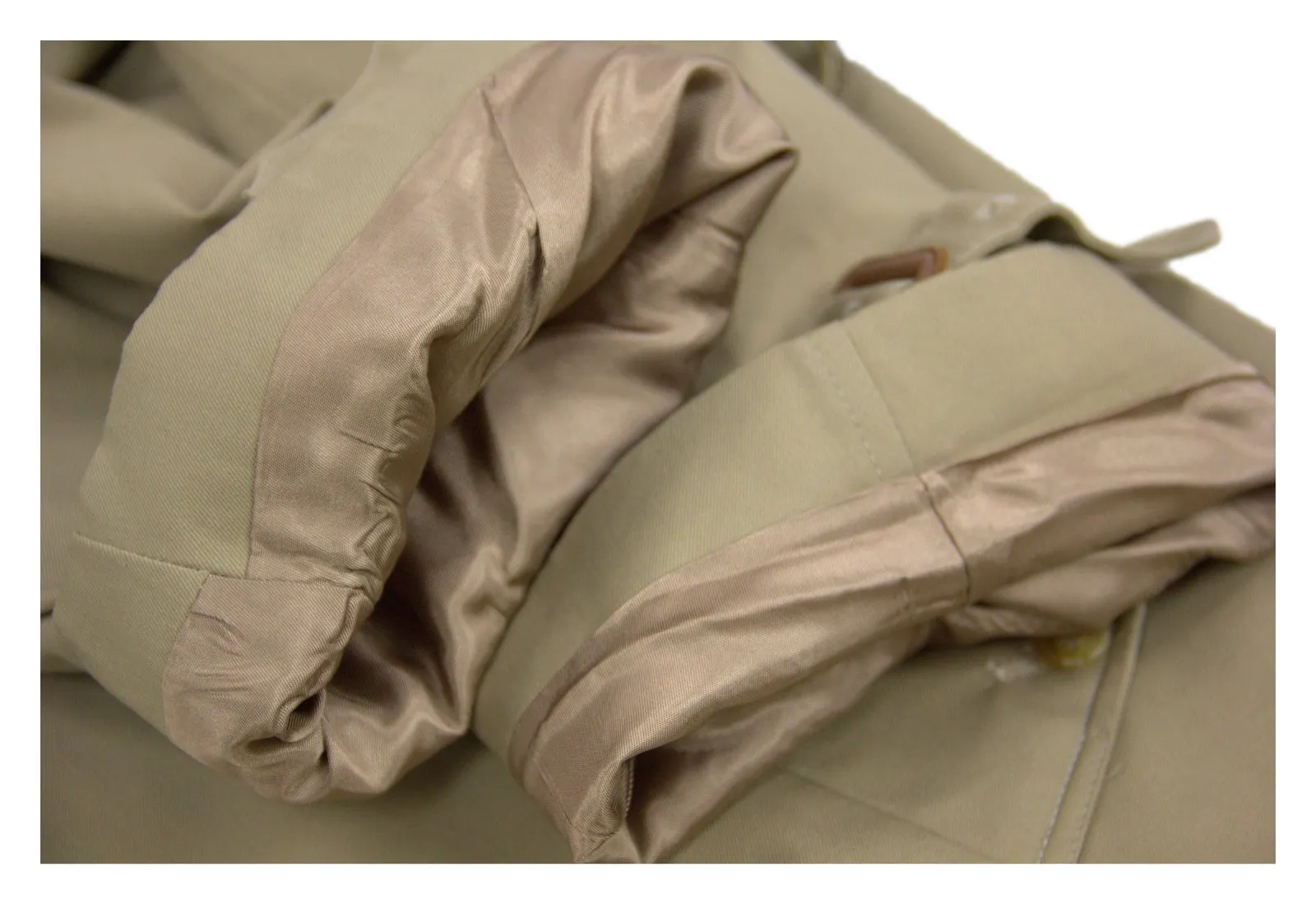 Aquascutum Tan Brown Trench Coat Size US 44 R