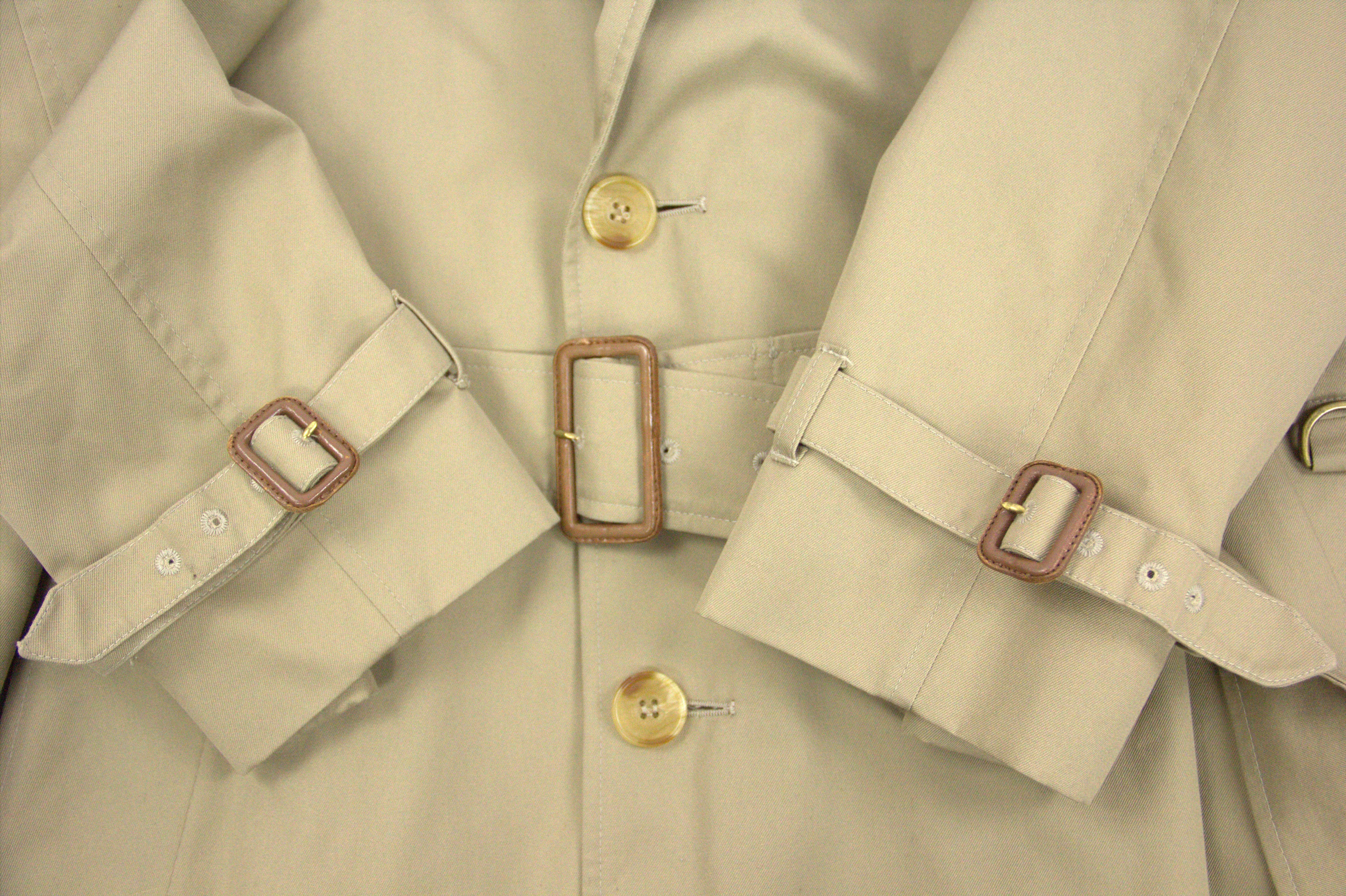 Aquascutum Tan Brown Trench Coat Size US 44 R