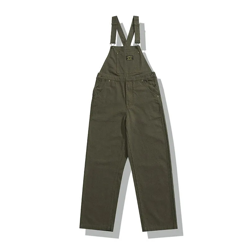 Ashore Shop Canvas Overall Suspenders for Work Pants and Cargo Trousers