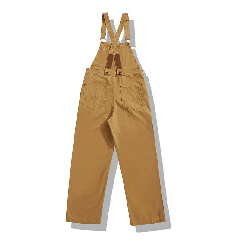 Ashore Shop Canvas Overall Suspenders for Work Pants and Cargo Trousers