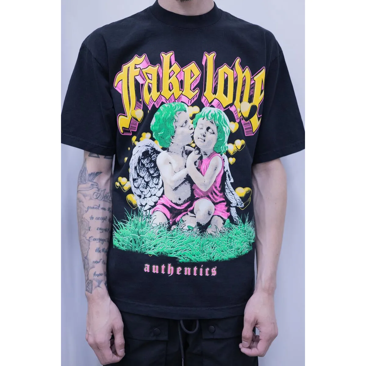 Authentics Fake Love Tee - Black (FAKE-BLACK)