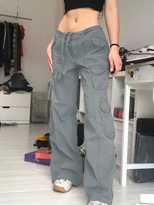 Avianna Women's Casual Vintage Workwear Wide Leg Loose Straight Jeans
