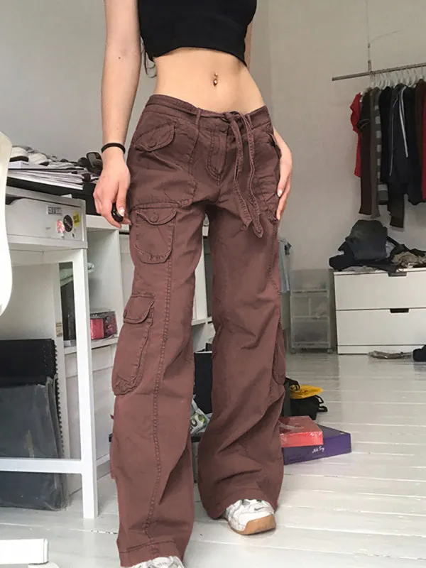 Avianna Women's Casual Vintage Workwear Wide Leg Loose Straight Jeans