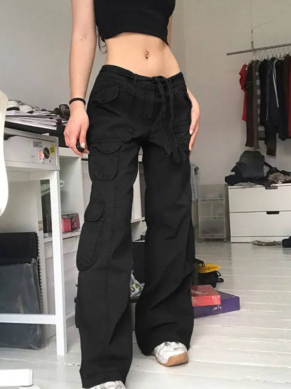 Avianna Women's Casual Vintage Workwear Wide Leg Loose Straight Jeans