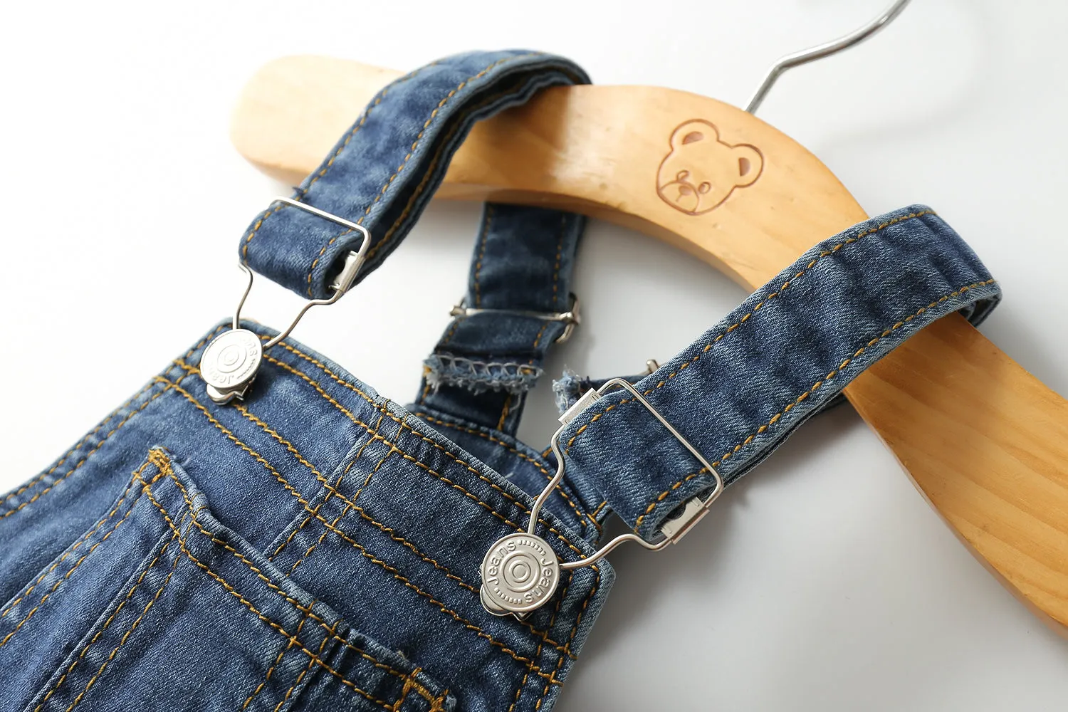 Baby Jeans Overalls Cute Denim Ripped Overalls