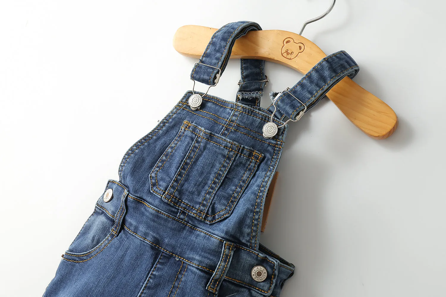 Baby Jeans Overalls Cute Denim Ripped Overalls