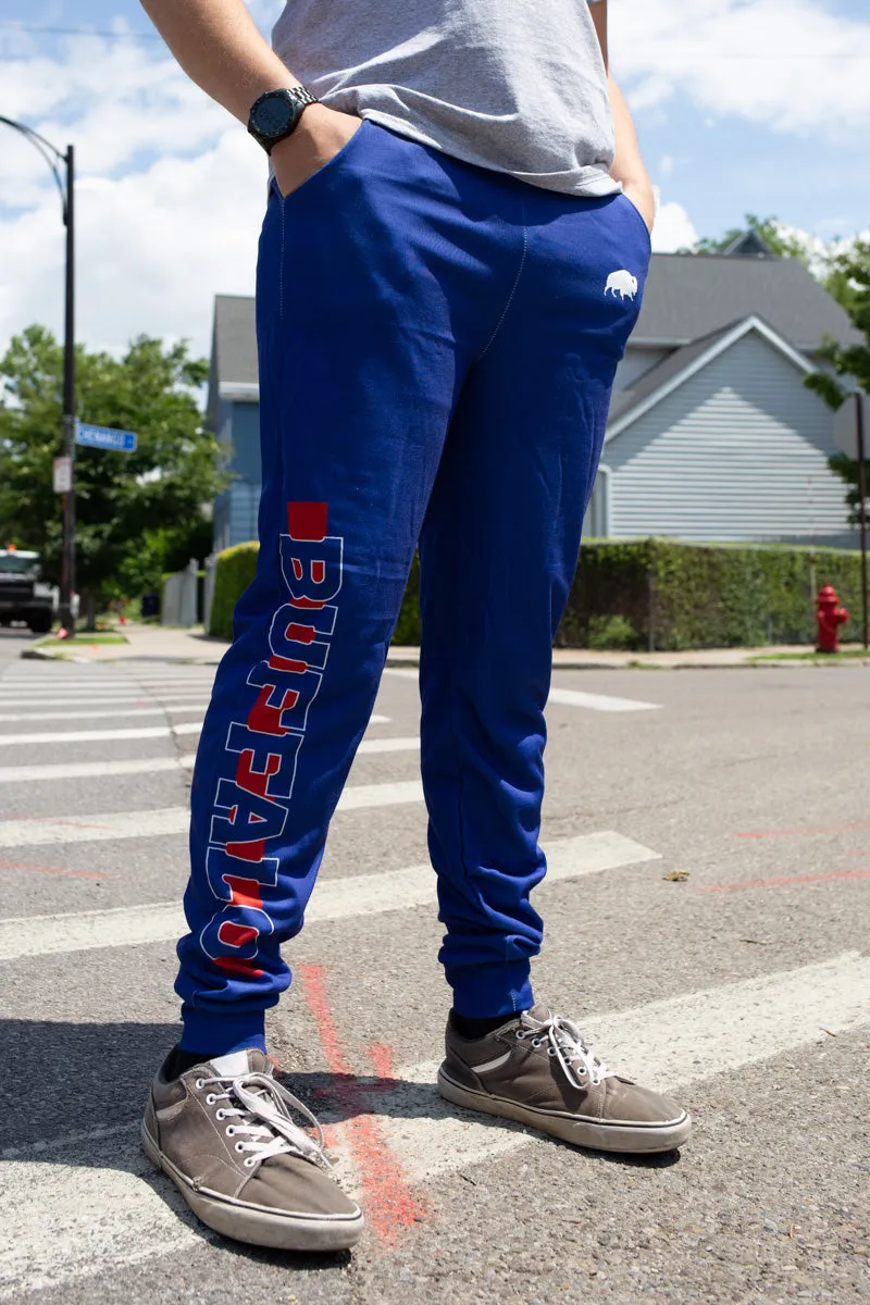 BACK IN STOCK - Buffalo Blue - Adult Sport Joggers