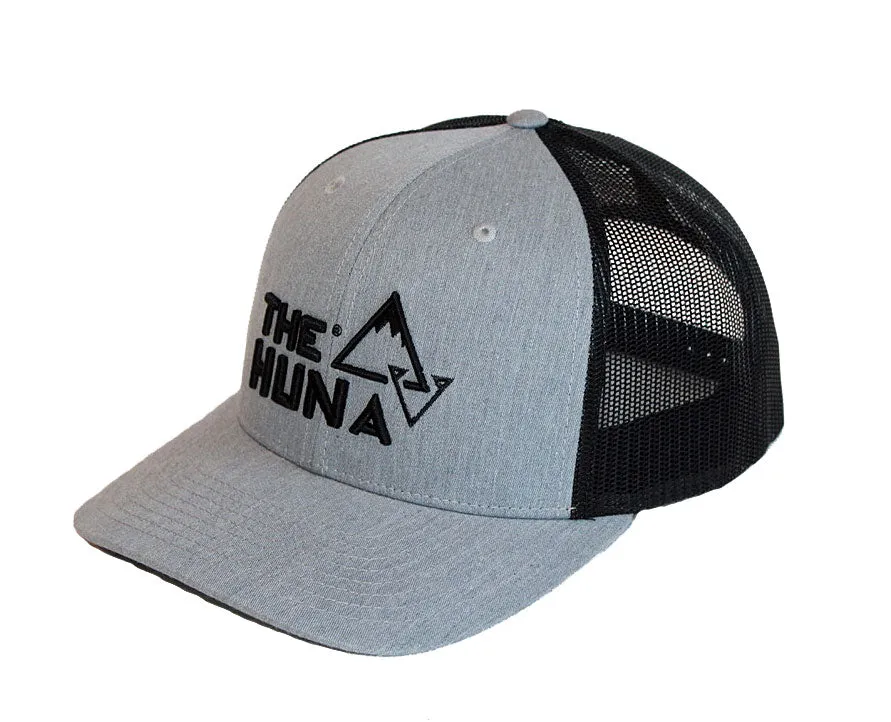 Black/Grey - Pre Curved Trucker Hat