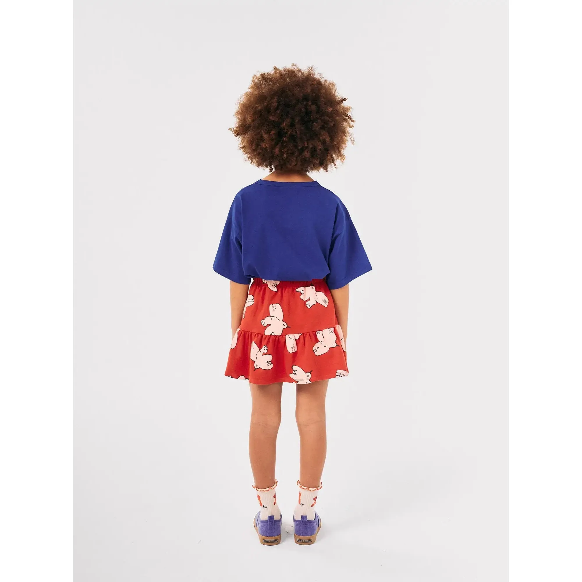 Bobo Choses Freedom Bird All Over Skirt - Red