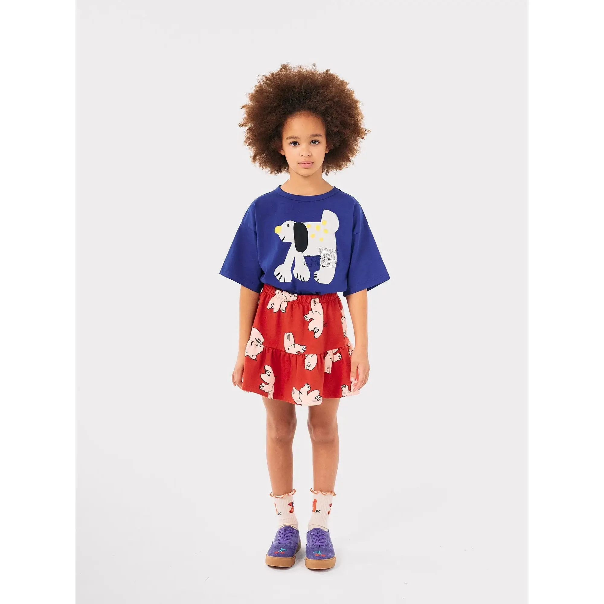 Bobo Choses Freedom Bird All Over Skirt - Red