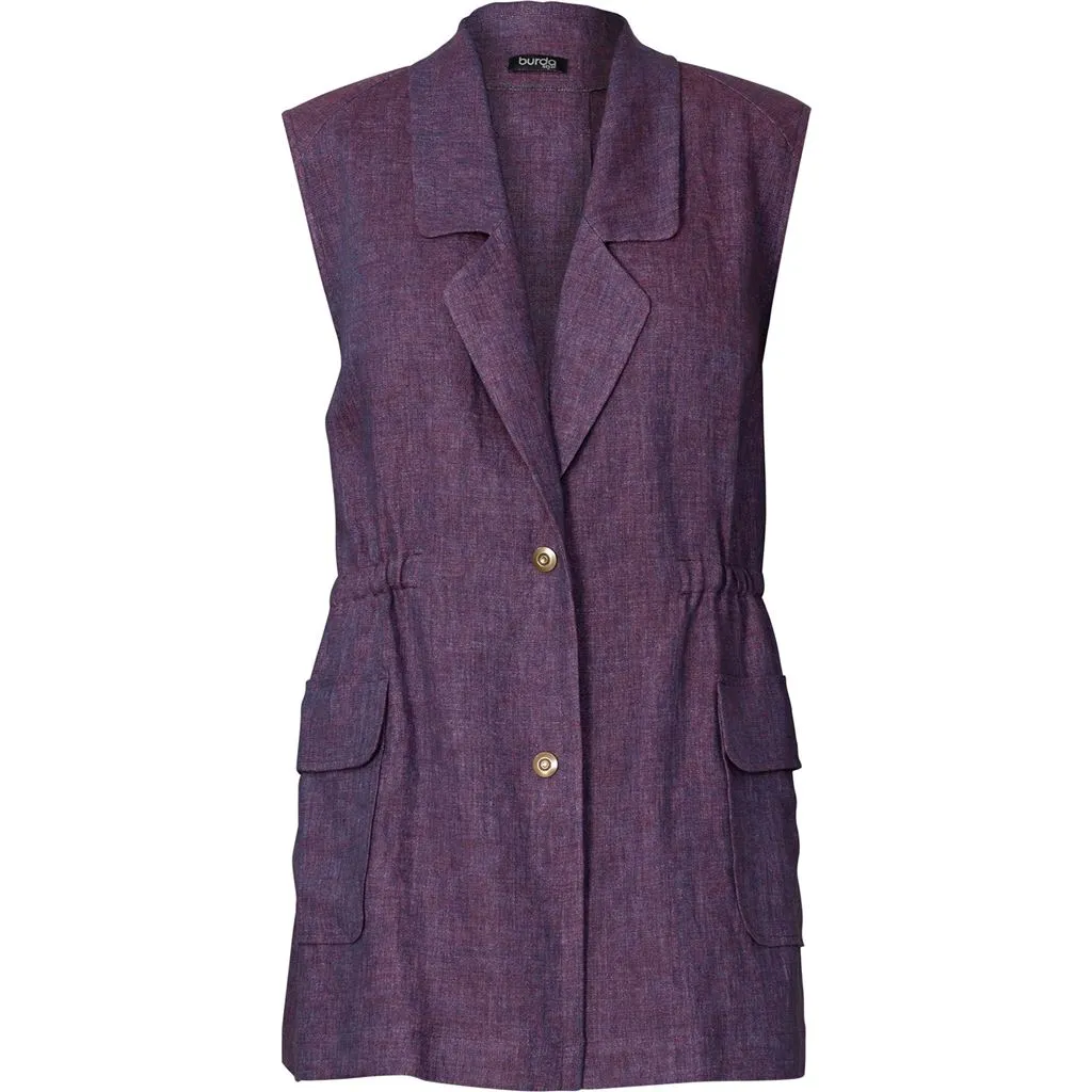 Burda Style Pattern 5840 Misses' Coat & Vest B5840