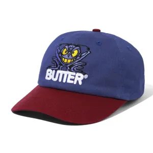 Butter Goods - Insect 6 Panel Cap Navy/Maroon