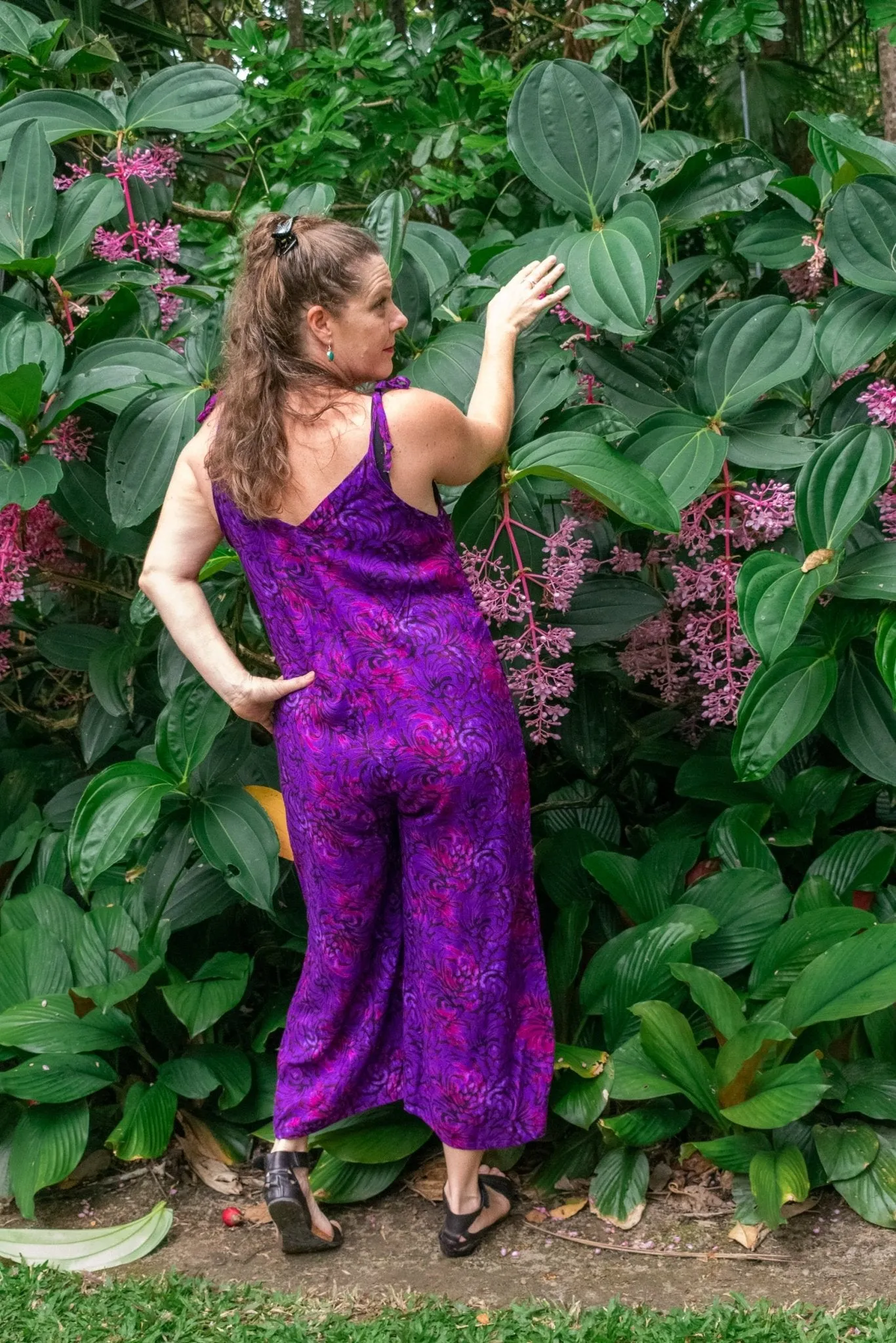 Calm Pantsuit - Swirl Purple