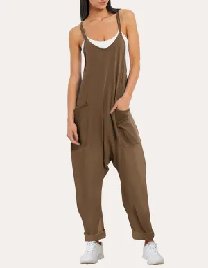 Casual Sleeveless Baggy Overalls (US Only)