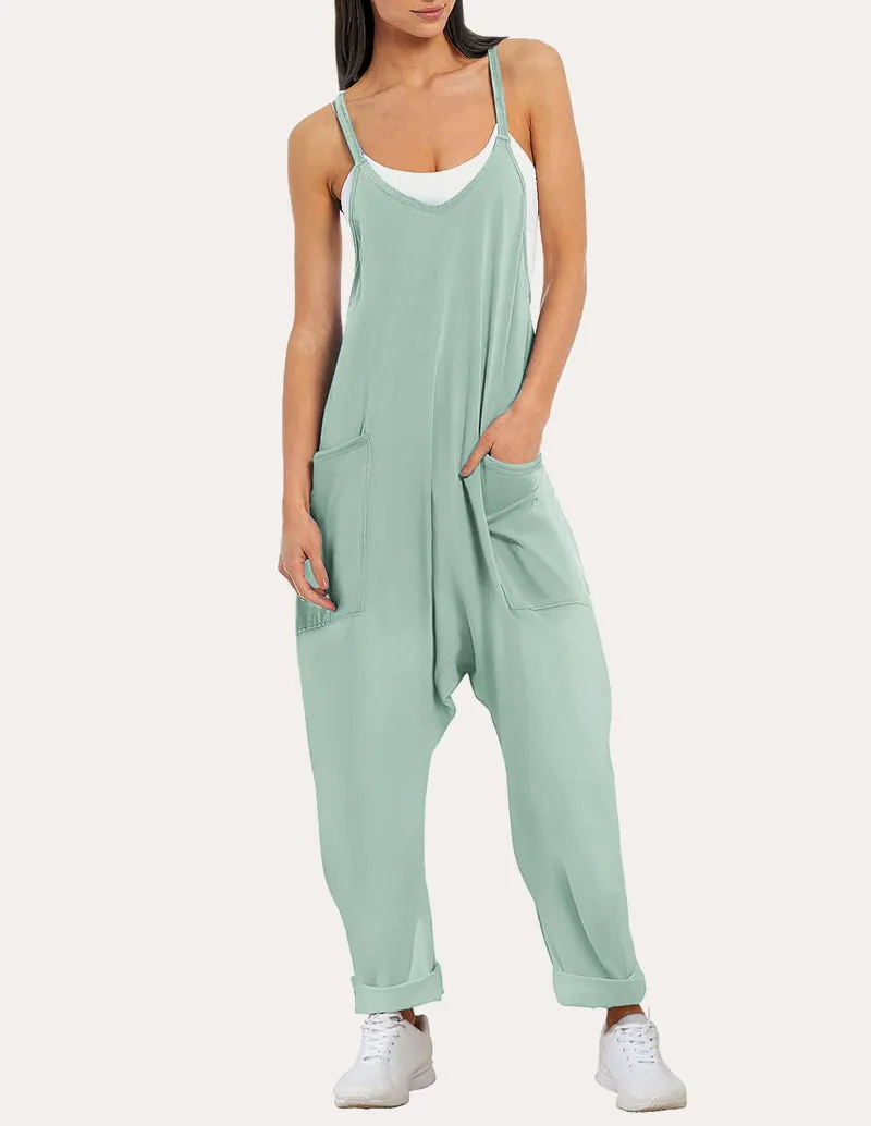 Casual Sleeveless Baggy Overalls (US Only)