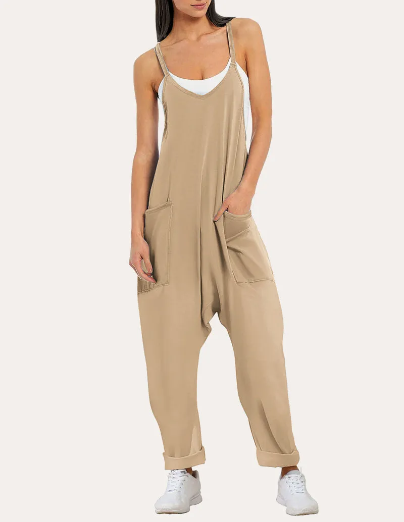 Casual Sleeveless Baggy Overalls (US Only)