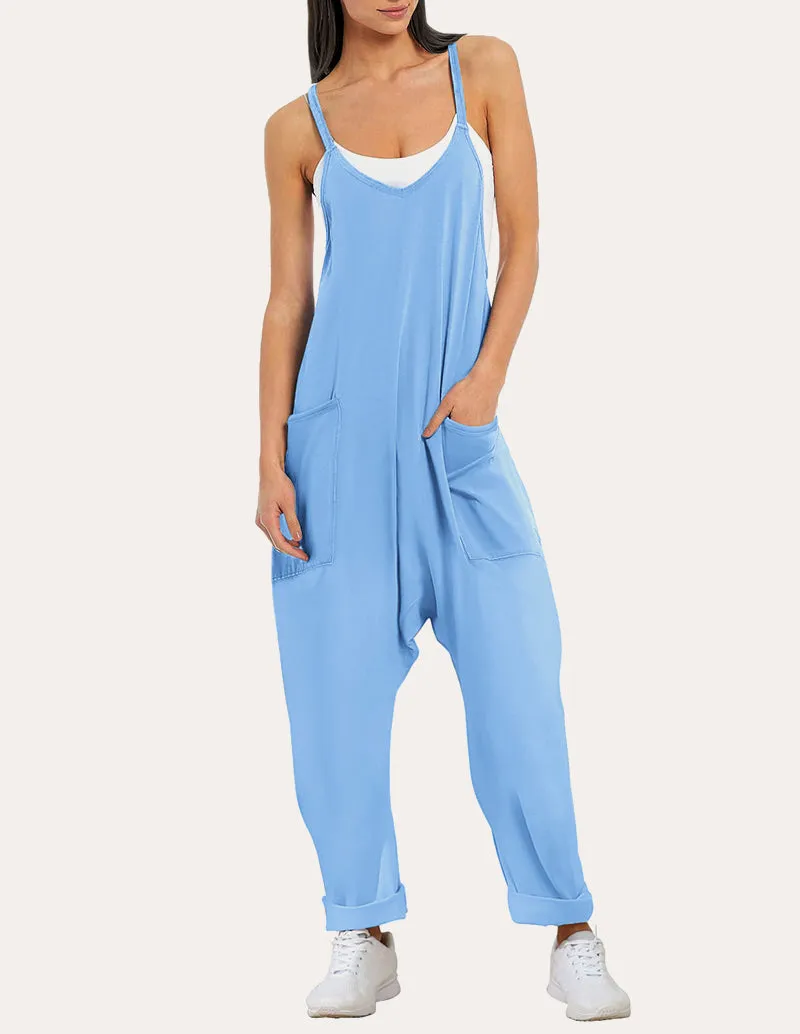Casual Sleeveless Baggy Overalls (US Only)