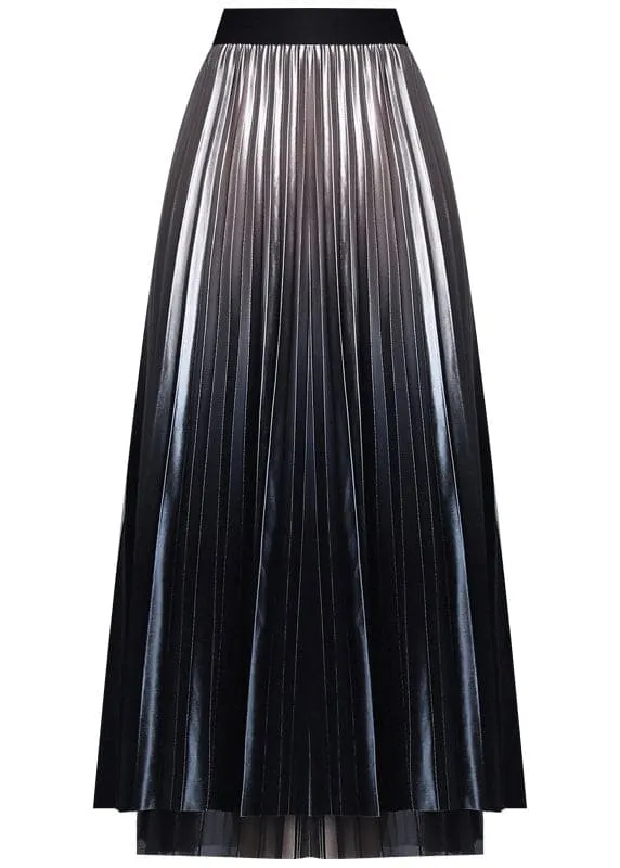 Chic Champagne Tulle Patchwork fashion A Line Fall Wear on both sides Skirts