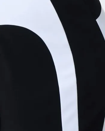 Colour-Blocked Dress In Black/Vanilla | Black/Vanilla