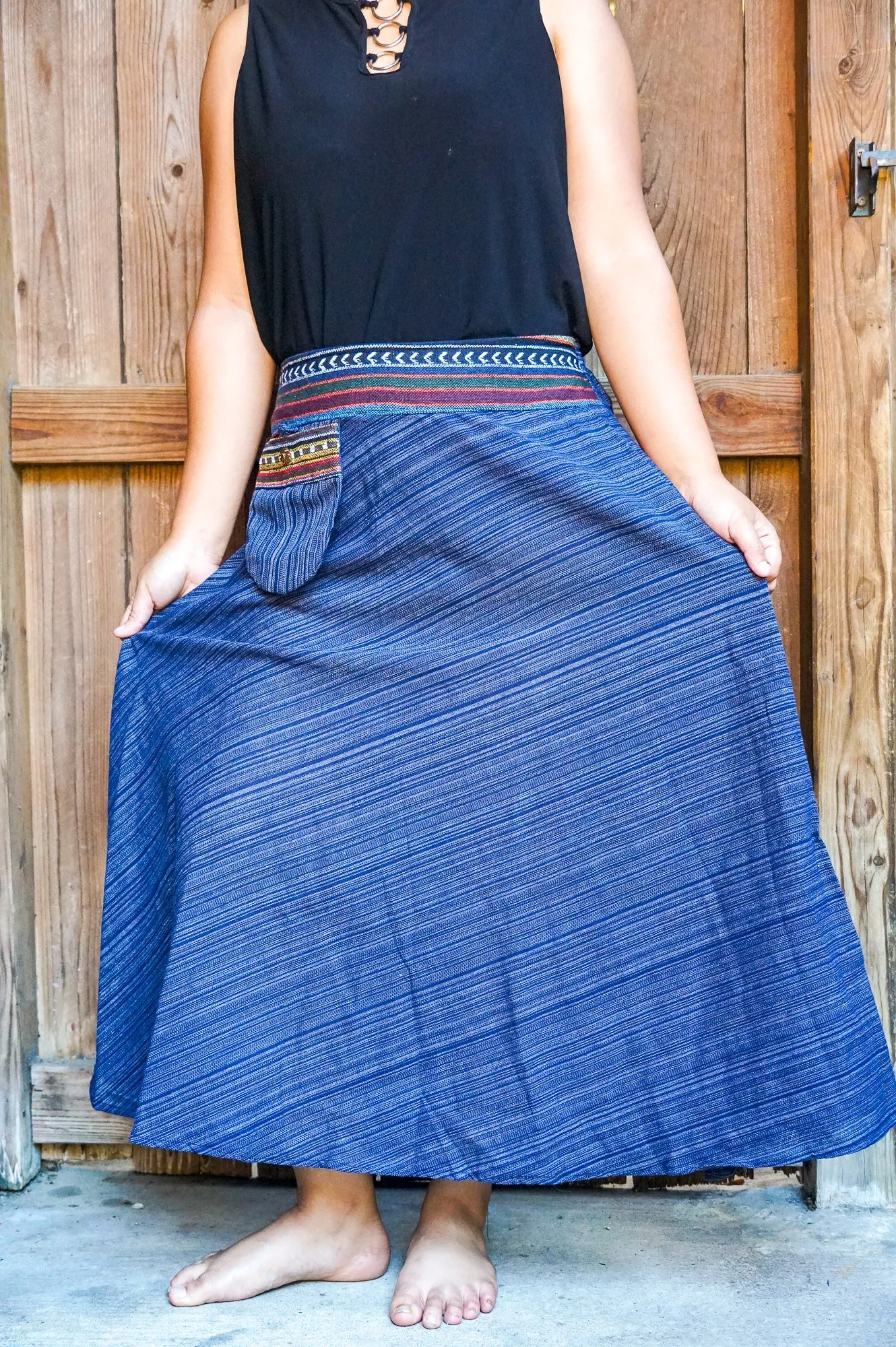 Cotton Tribal Boho Skirt, Hippie Skirl, Gypsy