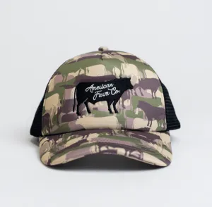 Cow Camo Foam Cap