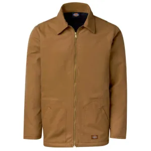 Dickies LC53 Men's Duck Chore Coat - Durable 10 oz. Fabric, Bi-Swing Back, Brass Zipper, Industrial Laundry Safe, Extra Pockets, Workwear | S-5XL