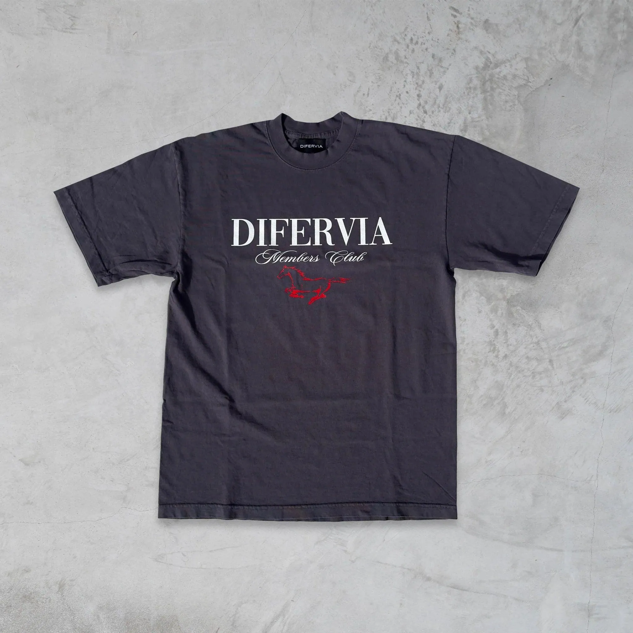 DIFERVIA MEMBERS CLUB, DOLPHINE BLUE T-SHIRT