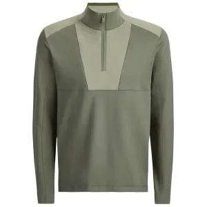 Double Knit Brushed Back Scuba Quarter Zip Isle - AW24