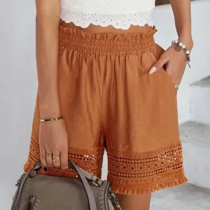 Embroidered Boho Short