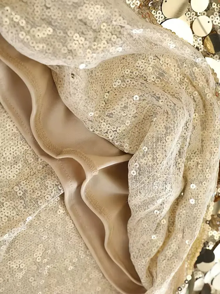Everly High Waist Sequin Skirt