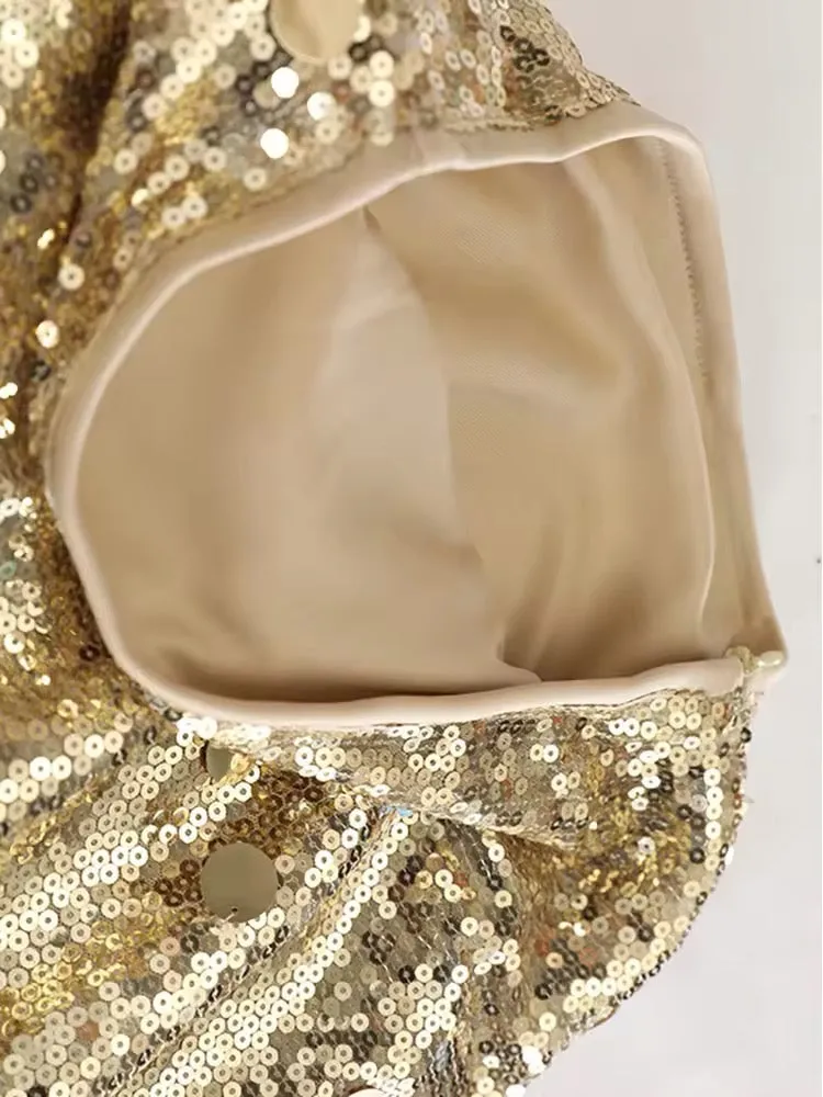 Everly High Waist Sequin Skirt