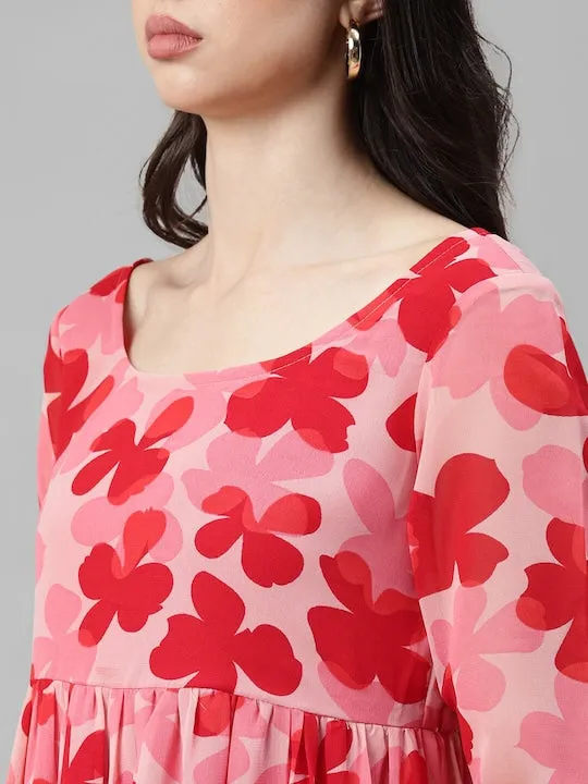 Floral Feminine Maxi Dress