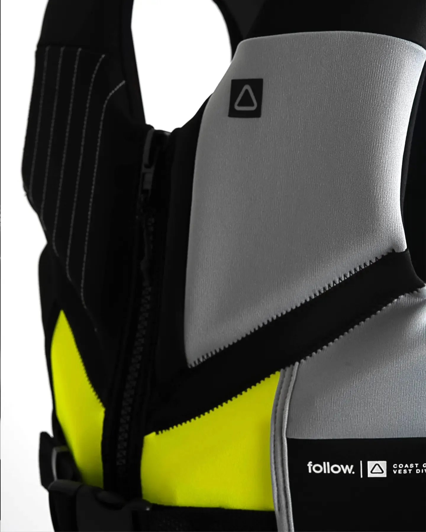 Follow Mens Cure 2 CGA Life Jacket - Fluro Yellow/Black