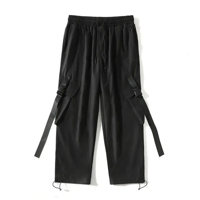 GOESRESTA Winter Cargo Pants Men Harajuku Hip Hop Streetwear Harem Pants Japanese Loose Casual Men's Pants Large Size Clothing