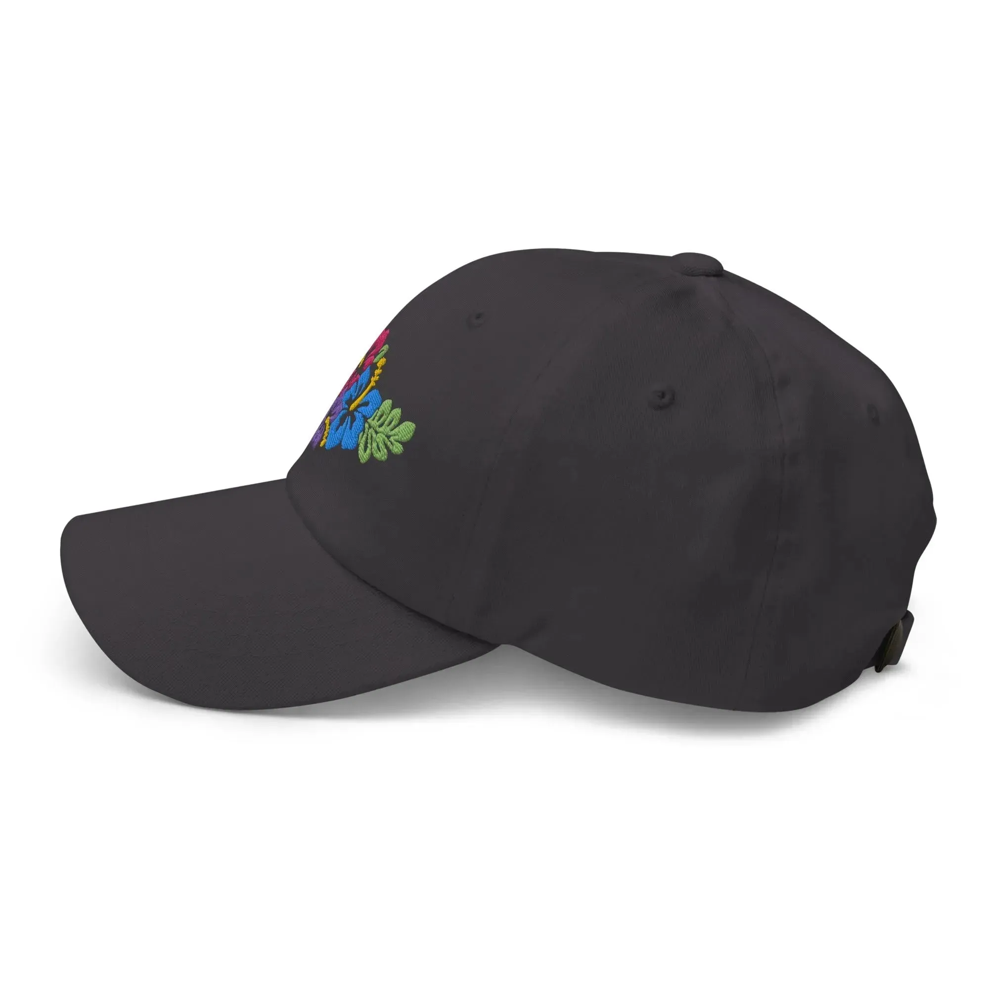 Hawaiian Tropical Leaves Embroidered Dad Hat