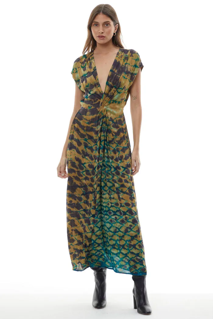 Helena Dress // Verdigris Boa Wash