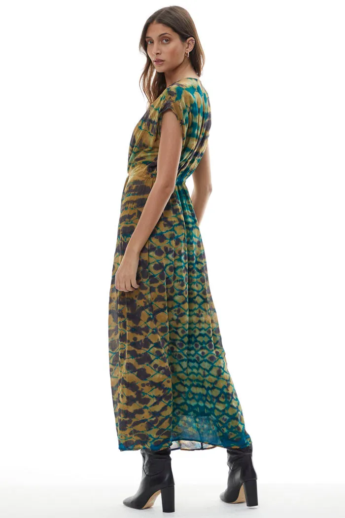 Helena Dress // Verdigris Boa Wash