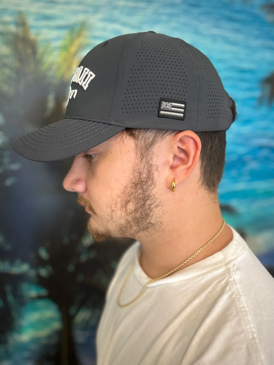 HIC HAWAII PERFORMANCE TRUCKER - CHARCOAL GRAY