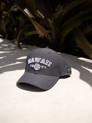 HIC HAWAII PERFORMANCE TRUCKER - CHARCOAL GRAY