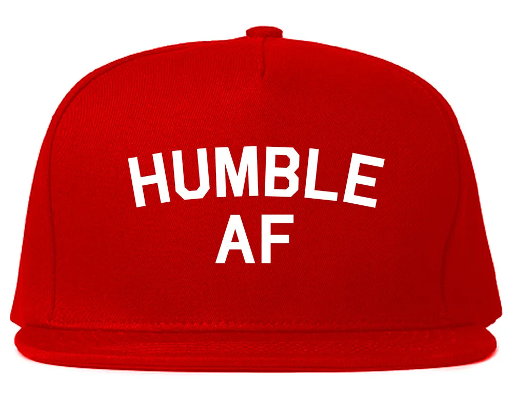 Humble AF Funny Mens Snapback Hat