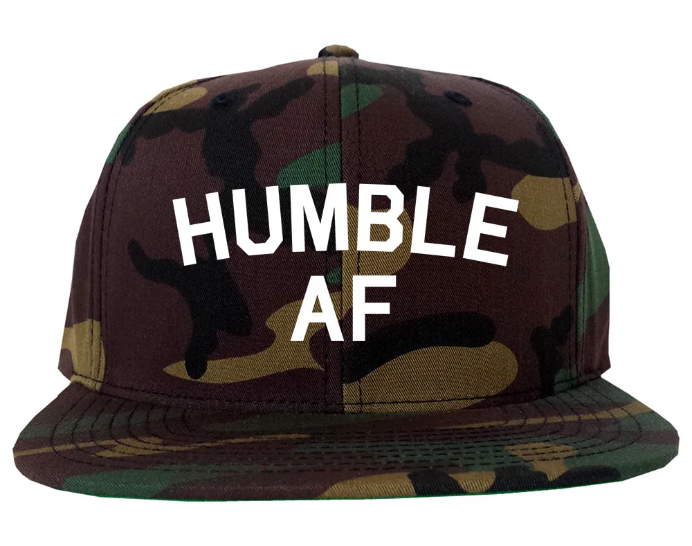 Humble AF Funny Mens Snapback Hat