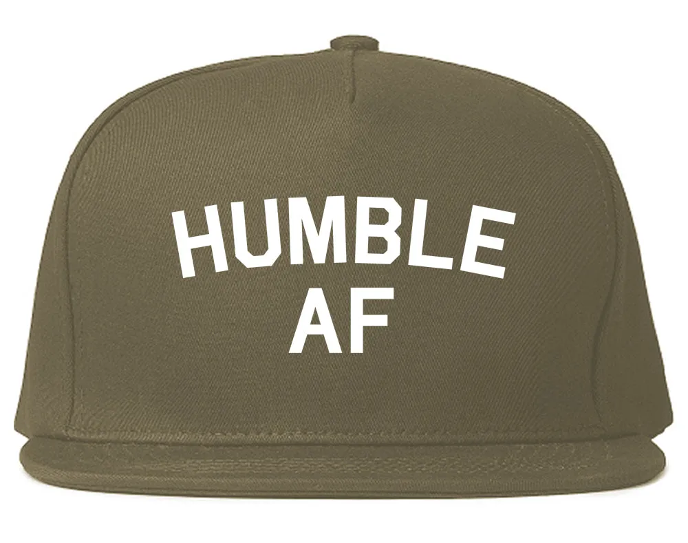 Humble AF Funny Mens Snapback Hat