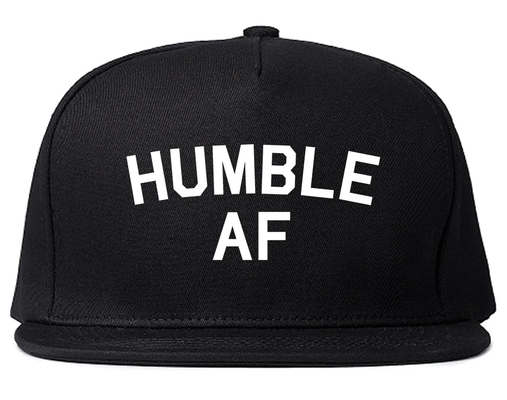 Humble AF Funny Mens Snapback Hat